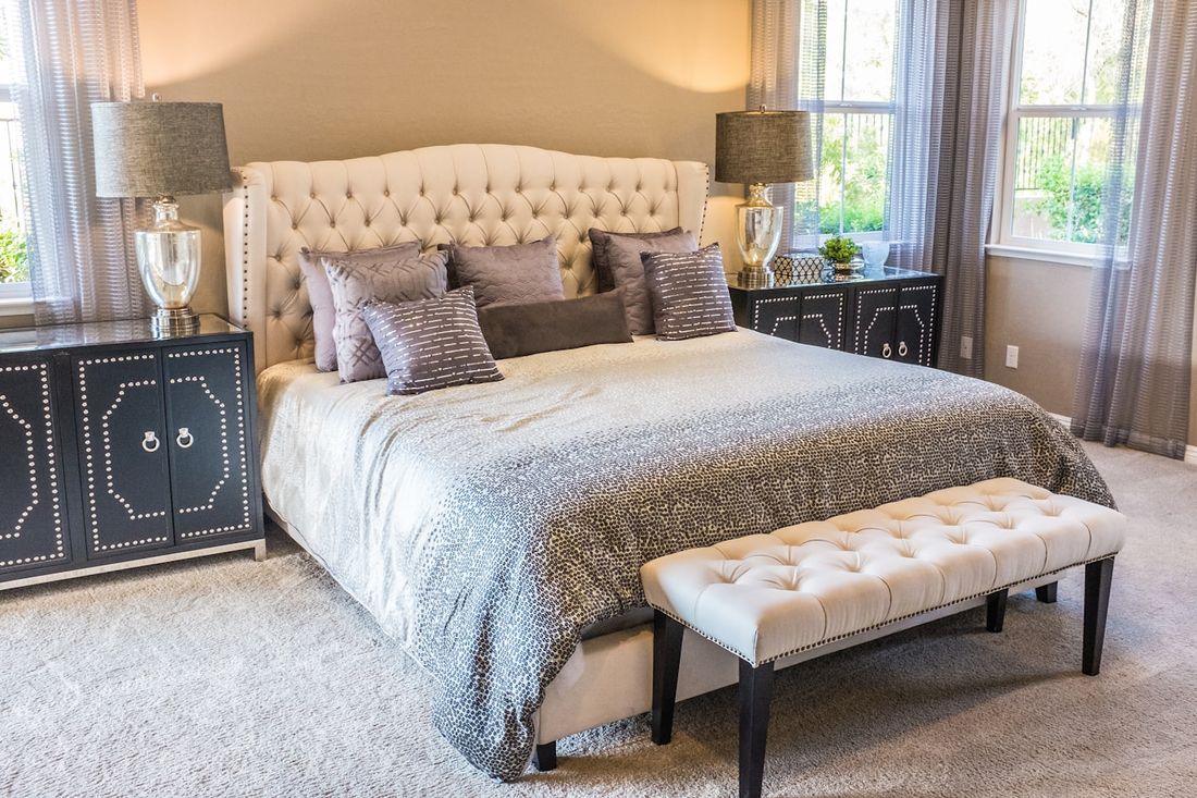 City Mattress в интерьере спальни
